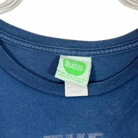 The Beatles T-Shirt Vintage Abbey Road‎ Blue Size M - Picture 3 of 4
